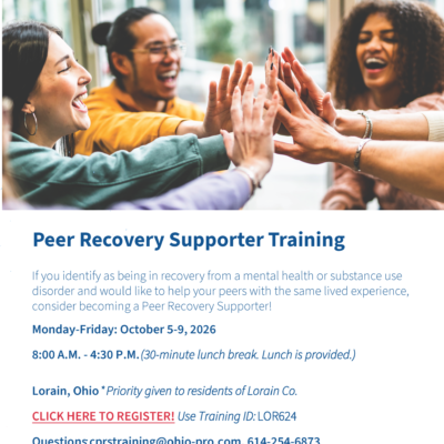 Peer Recovery Supporter Training